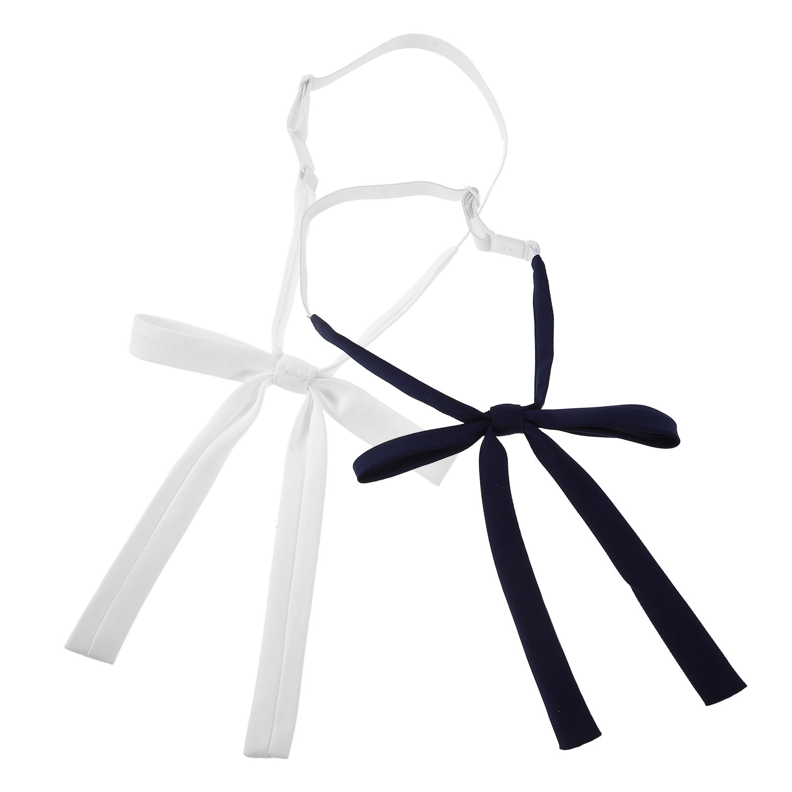 Bow Tie Pre Tied - 2 Adet Kadın Papyon, Japon Tarzı,